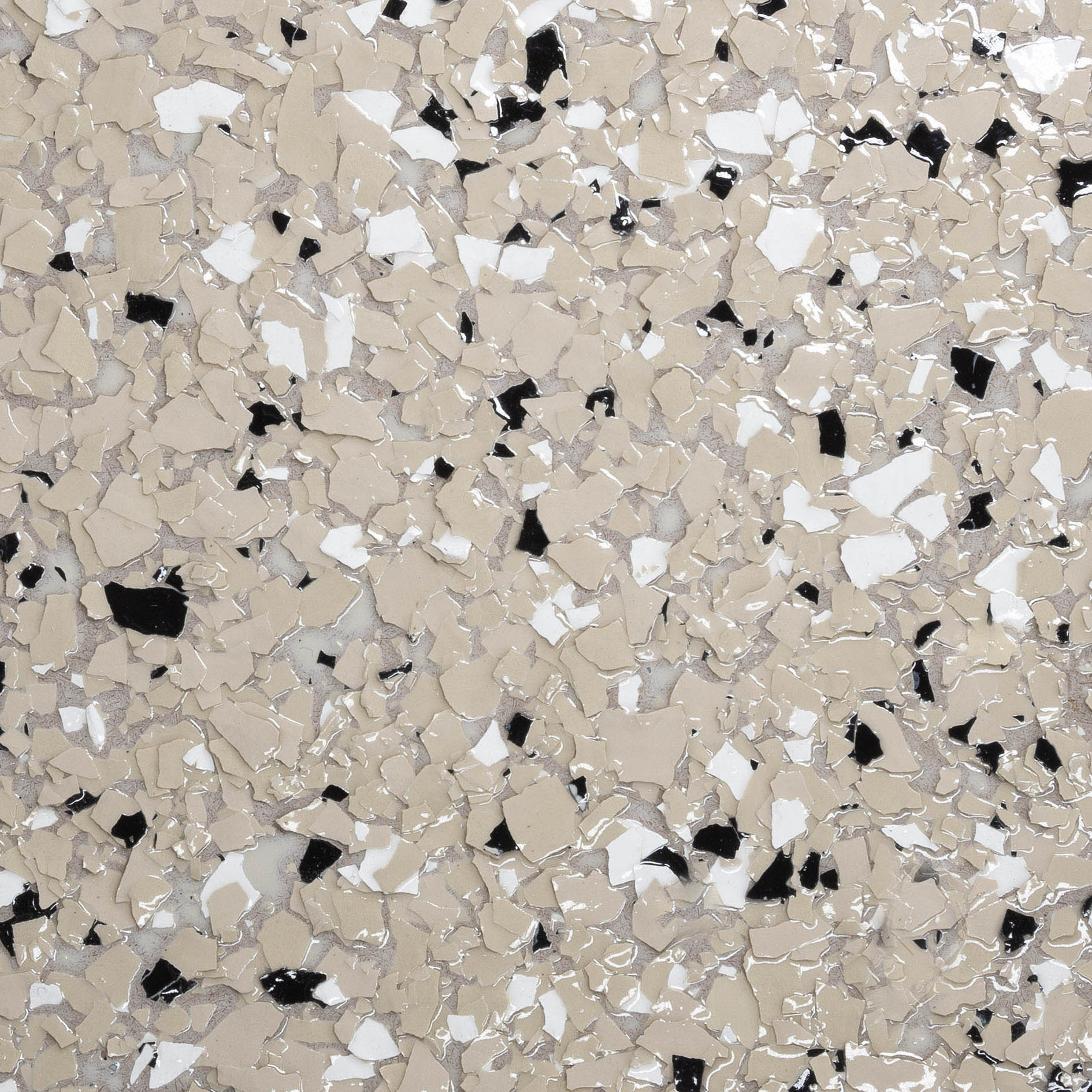 Desert Clay epoxy flake finish sample
