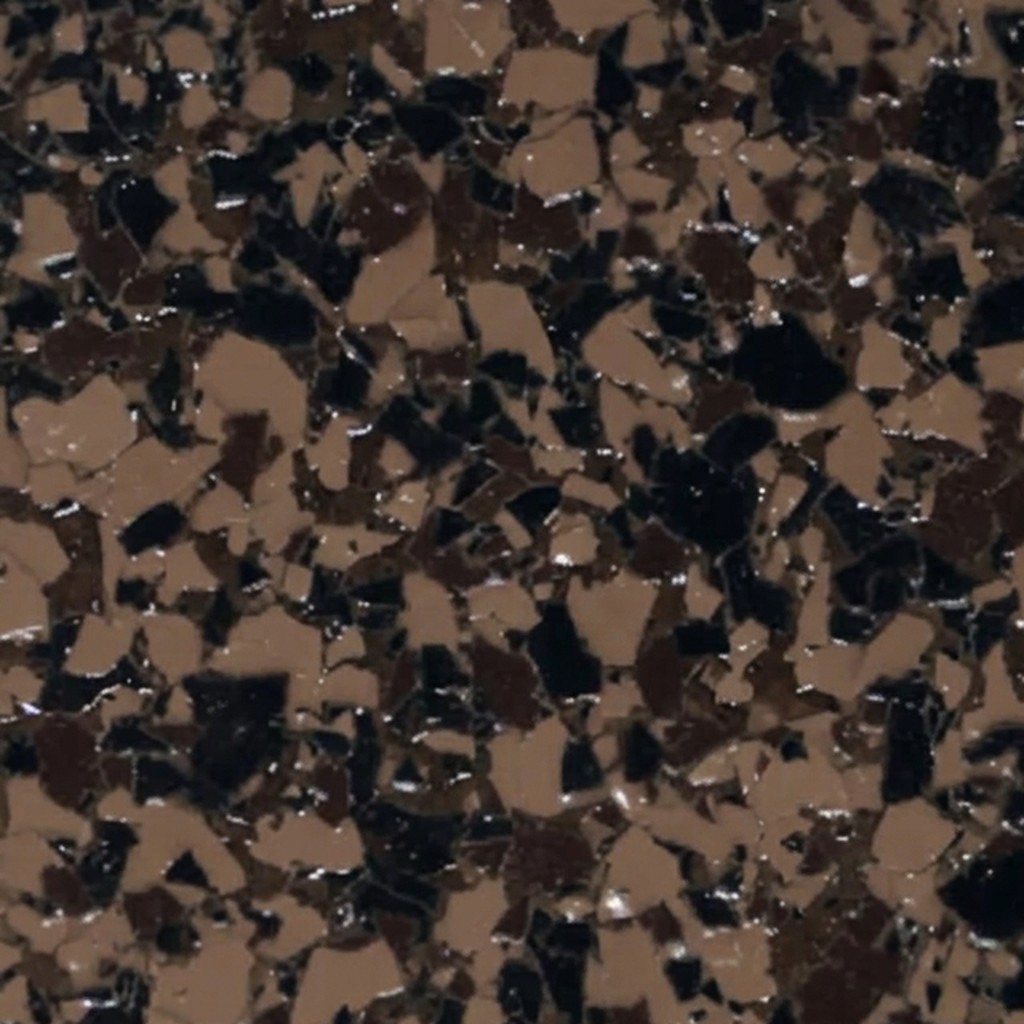Sequia epoxy flake finish sample